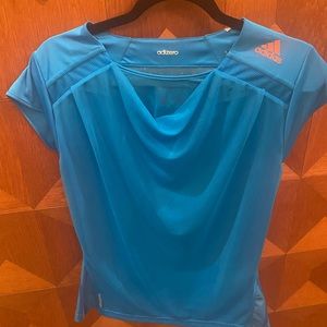 Adizero Blue Athletic Top